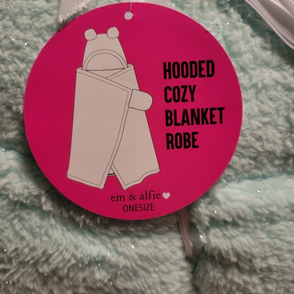 NWT Em & Alfie Plush Hoody Lounger - Adult Size - "Onesize" - Picture 3 of 6